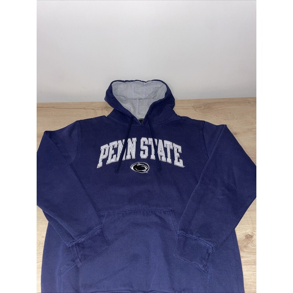 Y2K Champion Elite Penn State Nittany Lions Spellout Hoodie Sweatshirt Mens M